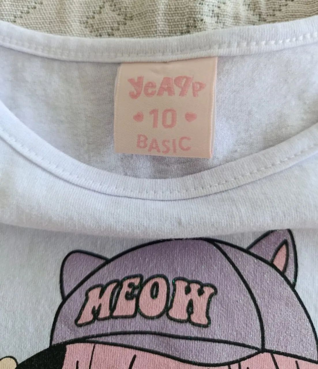 Camiseta infantil meow - Foto 3