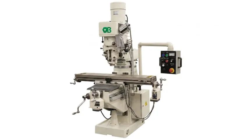 Fresadora Turret Vitor Buono 3HP com DRO Digital de 3 Eixos e Avanço Automático de Mesa