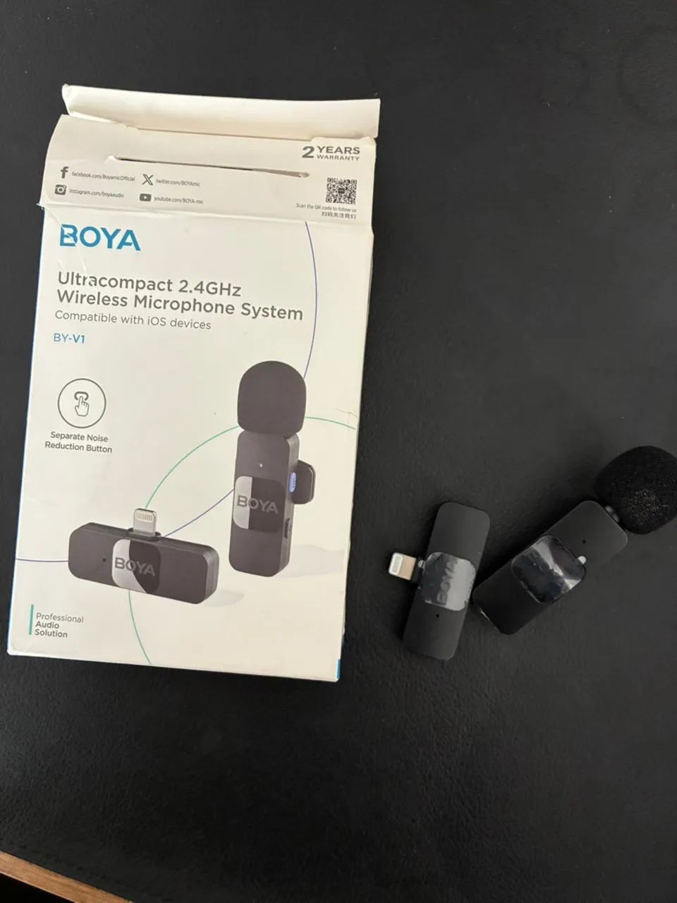MICROFONE LAPELA BOYA V1 LIGHTINING (iphone) - Foto 2