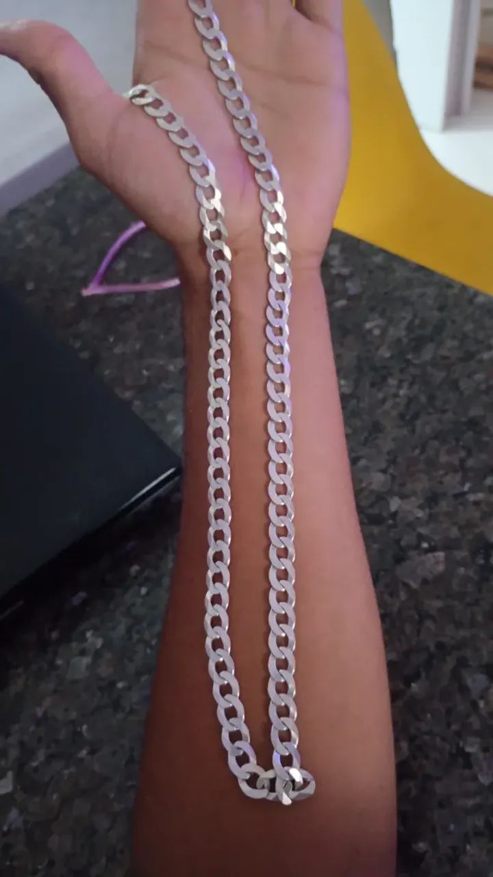 Cordão de prata  - Foto 3