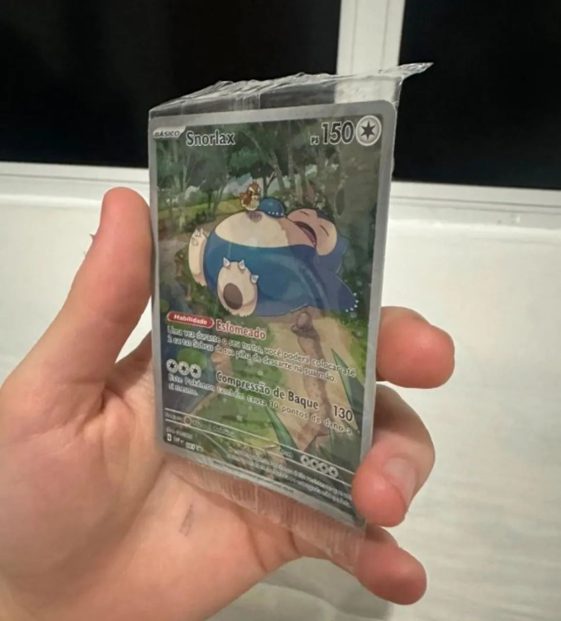 Snorlax 151, 051 promo lacrado.