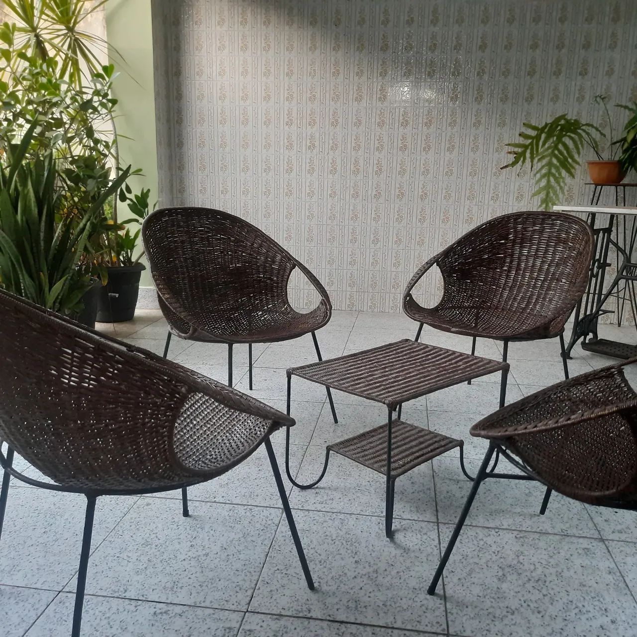 Conjunto em ratam antigo para varandas - Foto 5