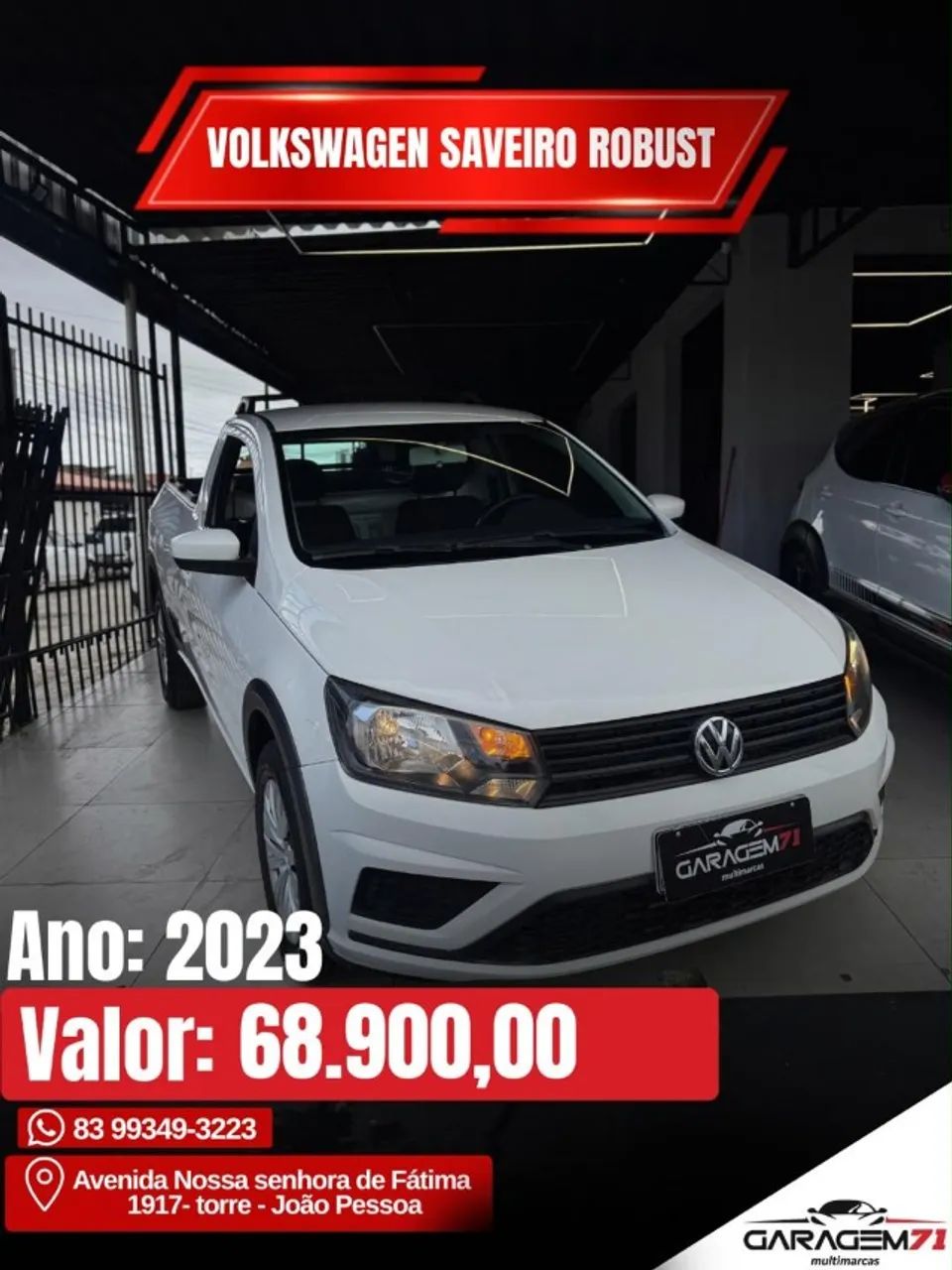 Volkswagen Saveiro Saveiro Robust 1.6 Total Flex 16V 2023