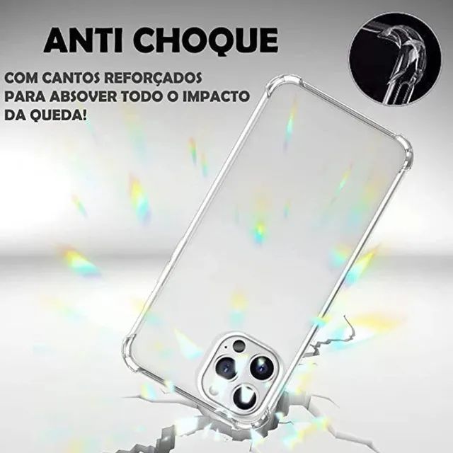Capa iPhone 6 Plus / 6S Plus Anti Impacto ou Simples Transparente  - Foto 4