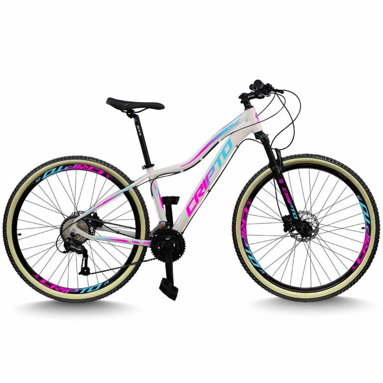 Bicicleta aro 29 cripto 24 marchas freio a disco  e suspensão  - Foto 5