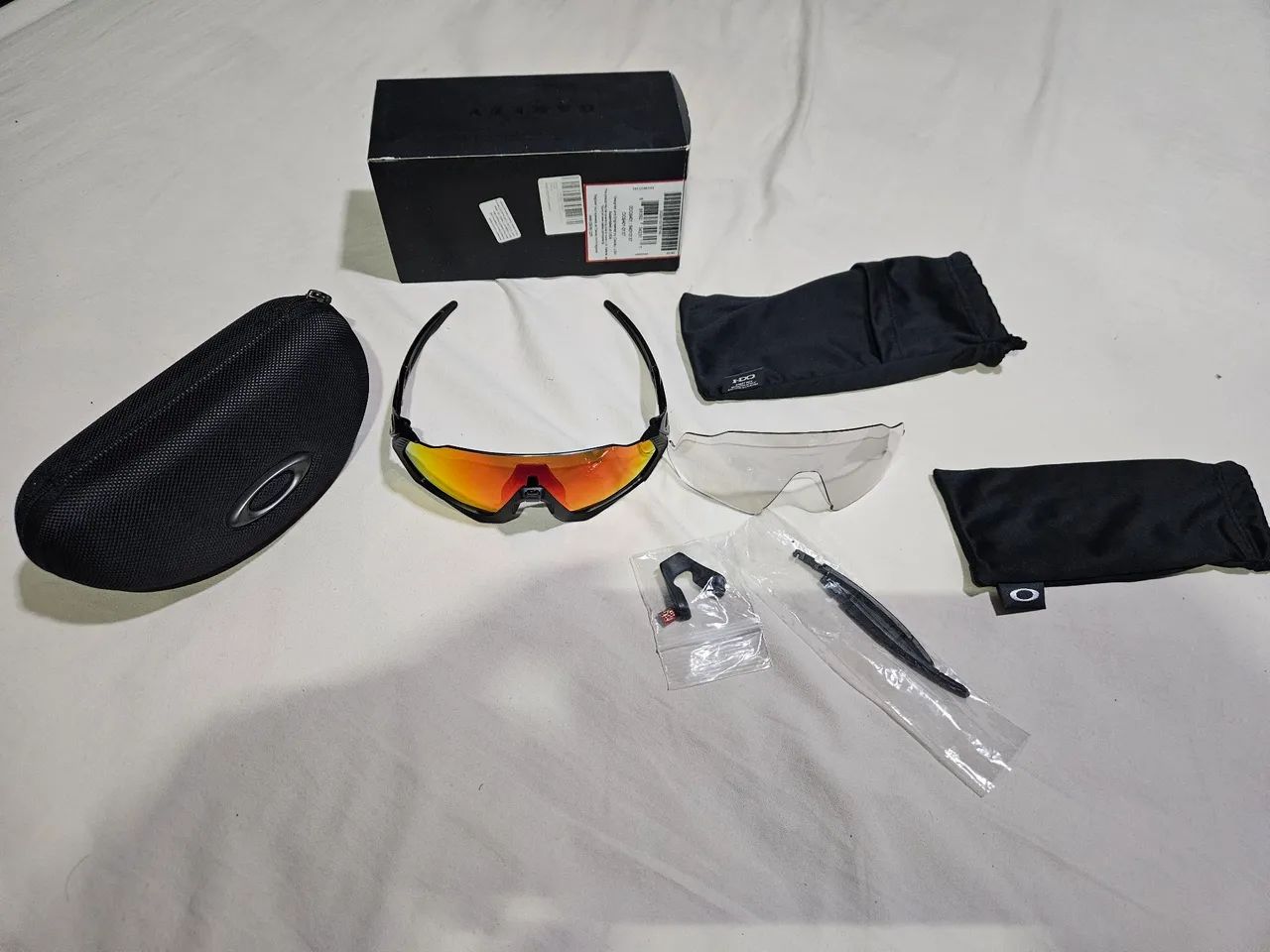 Óculos Oakley Flight Jacket Polarizado 