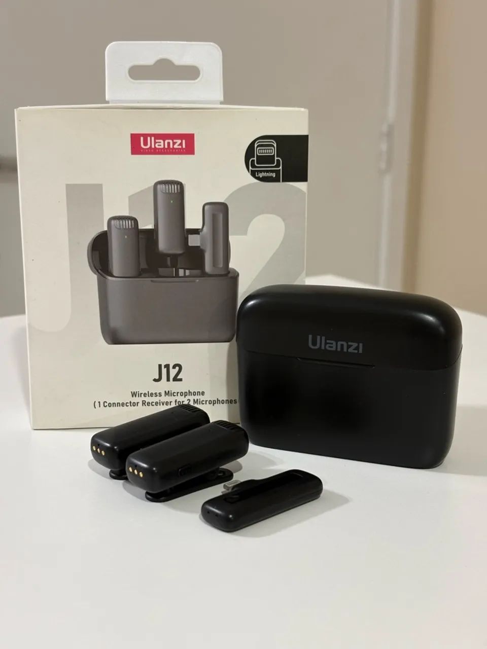 Microfone de Lapela - Ulanzi J12 Lightning - Foto 3