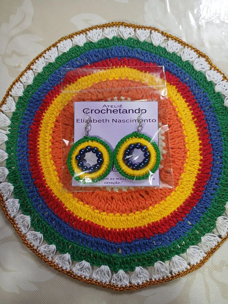 Brinco do Brasil Crochê - Foto 3