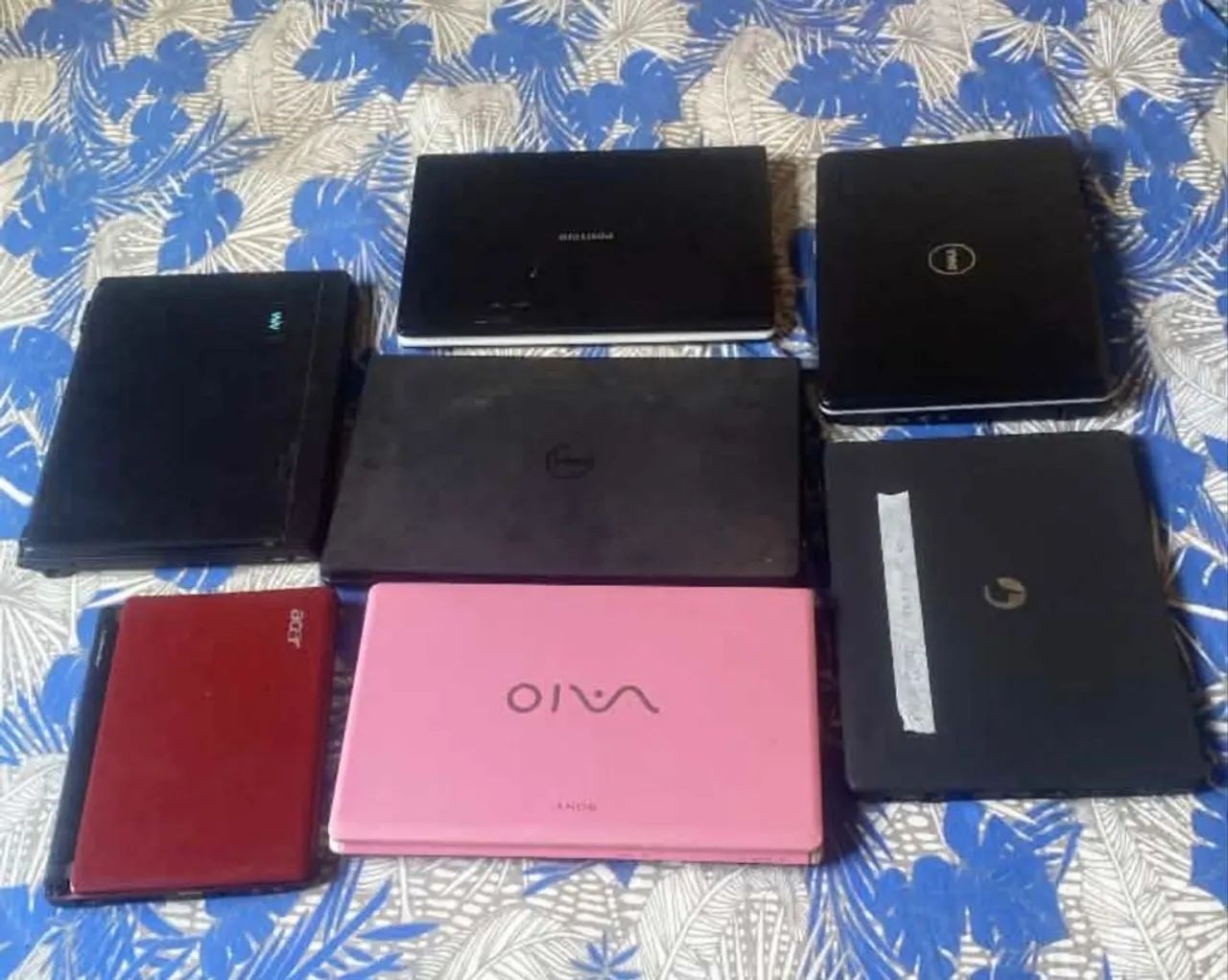 Lote de notebook completos 7 peças 