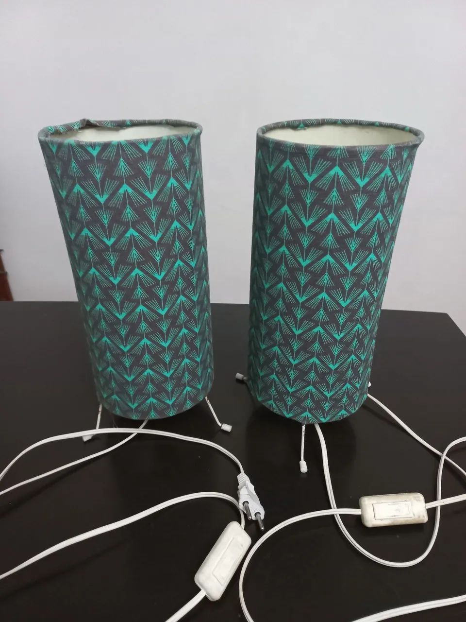 2 Abajur medida 30 cm funcionando  - Foto 4
