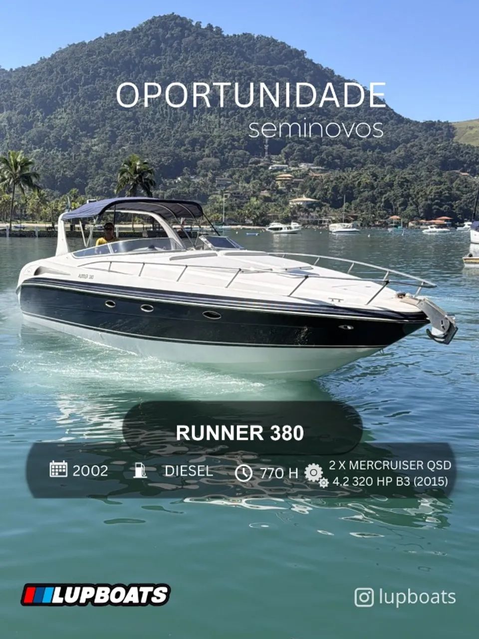 LANCHA RUNNER 380 - 2002