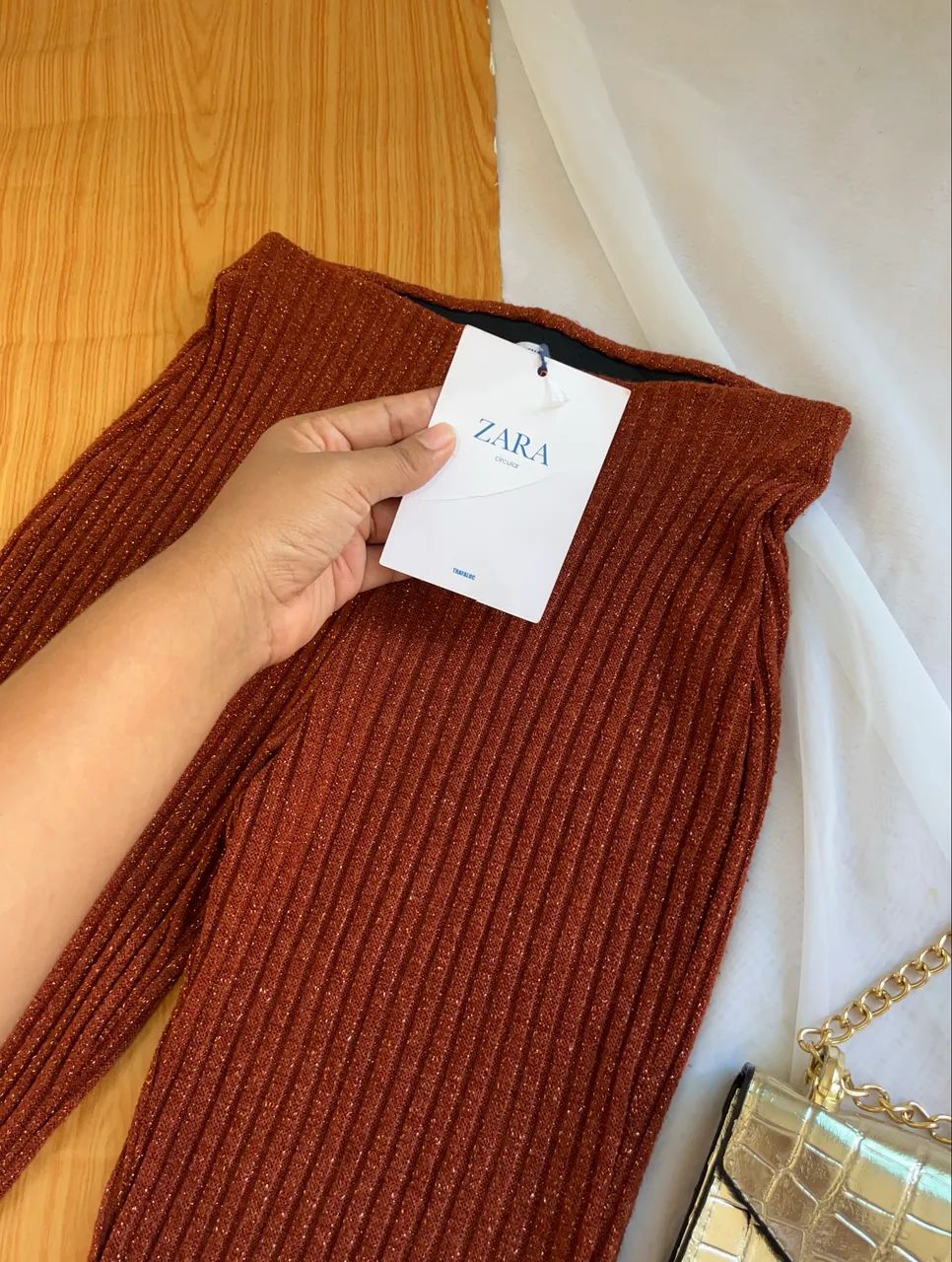 calça pantacourt zara  - Foto 4