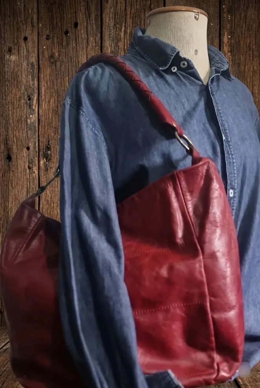 Bolsa Couro Legitimo Grande