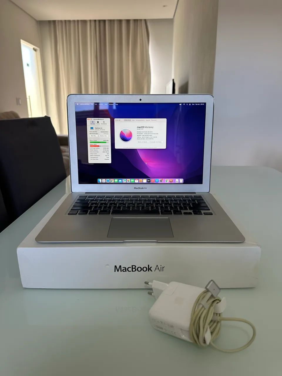 Apple MacBook Air シルバー 2013 13インチ 256GB Apple Macbook Air 13 2013 256gb Ssd A1466 I5 Intel Garantia