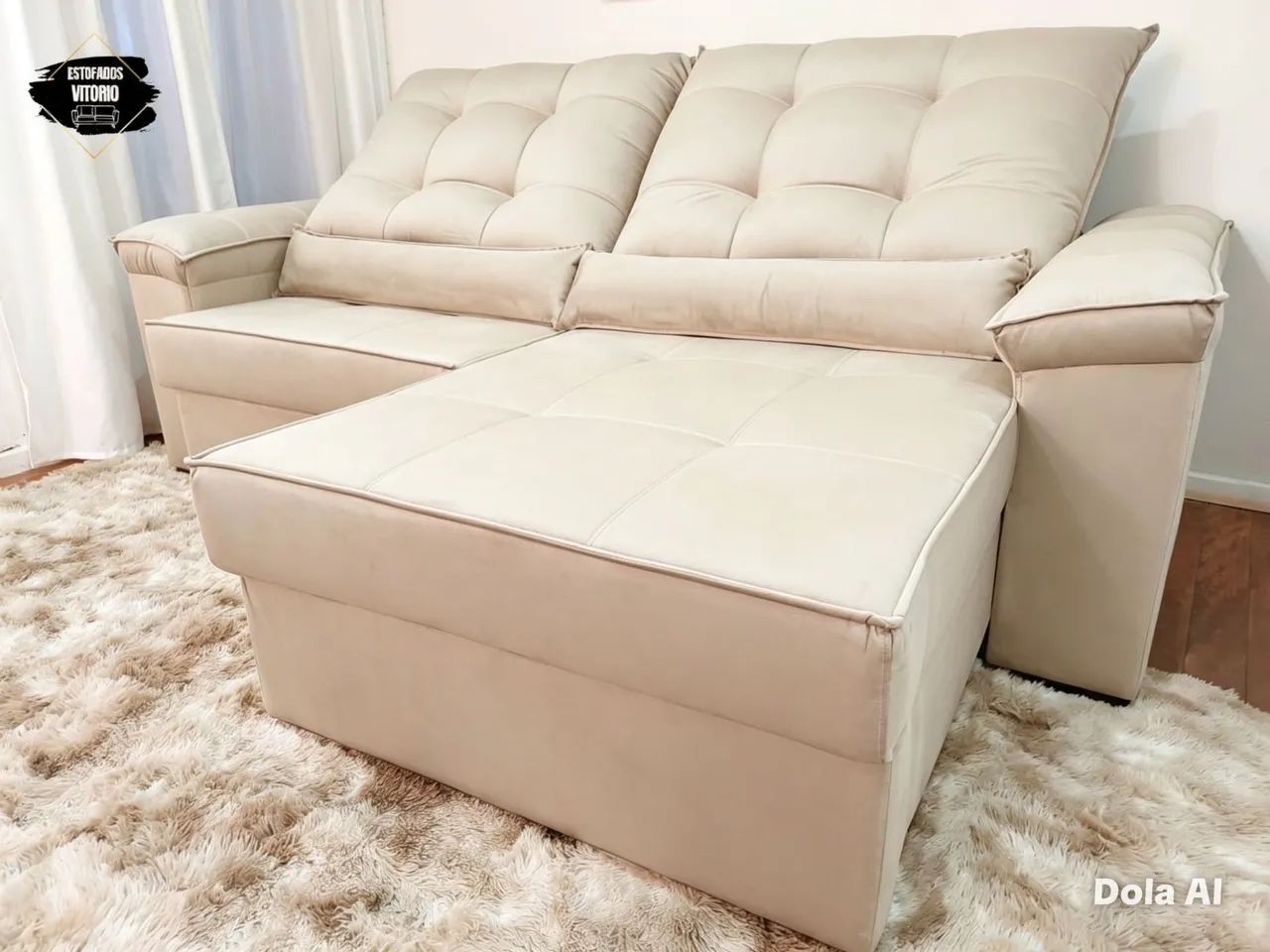 Sofá maior feirao de estofados! - Foto 4