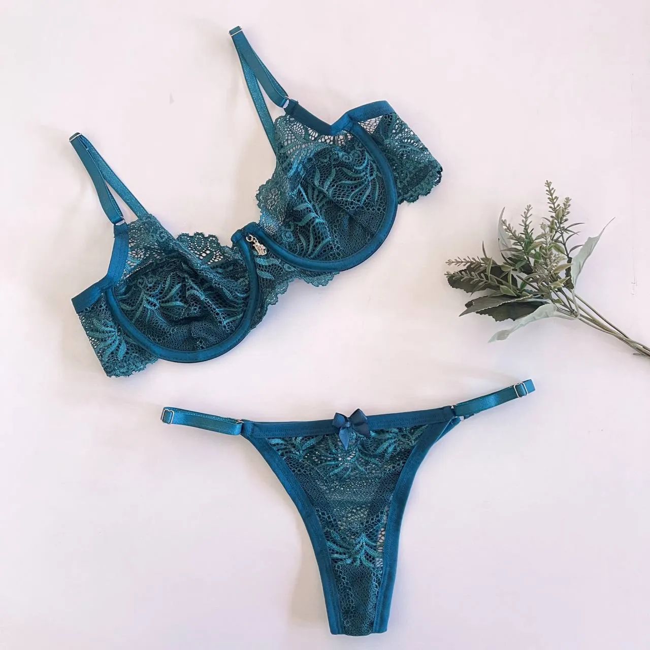 Lingerie Renda Conjunto  - Foto 2