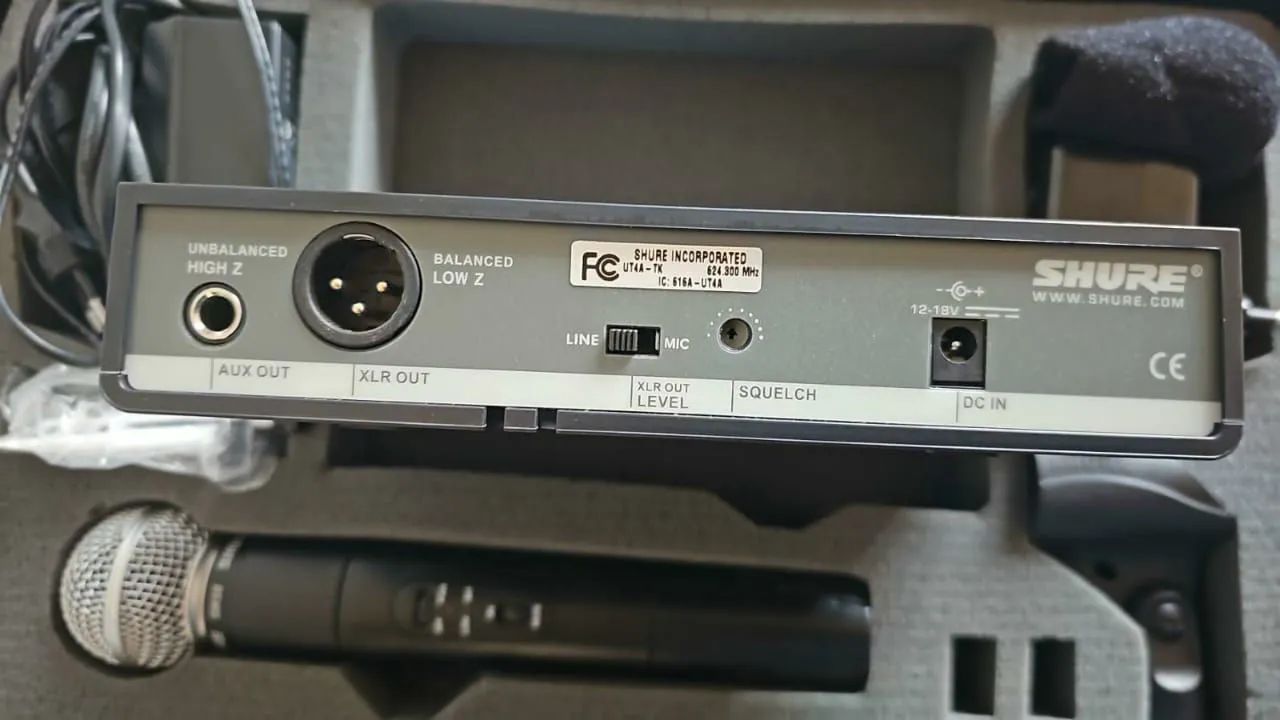 Microfone Shure sem fio  - Foto 2