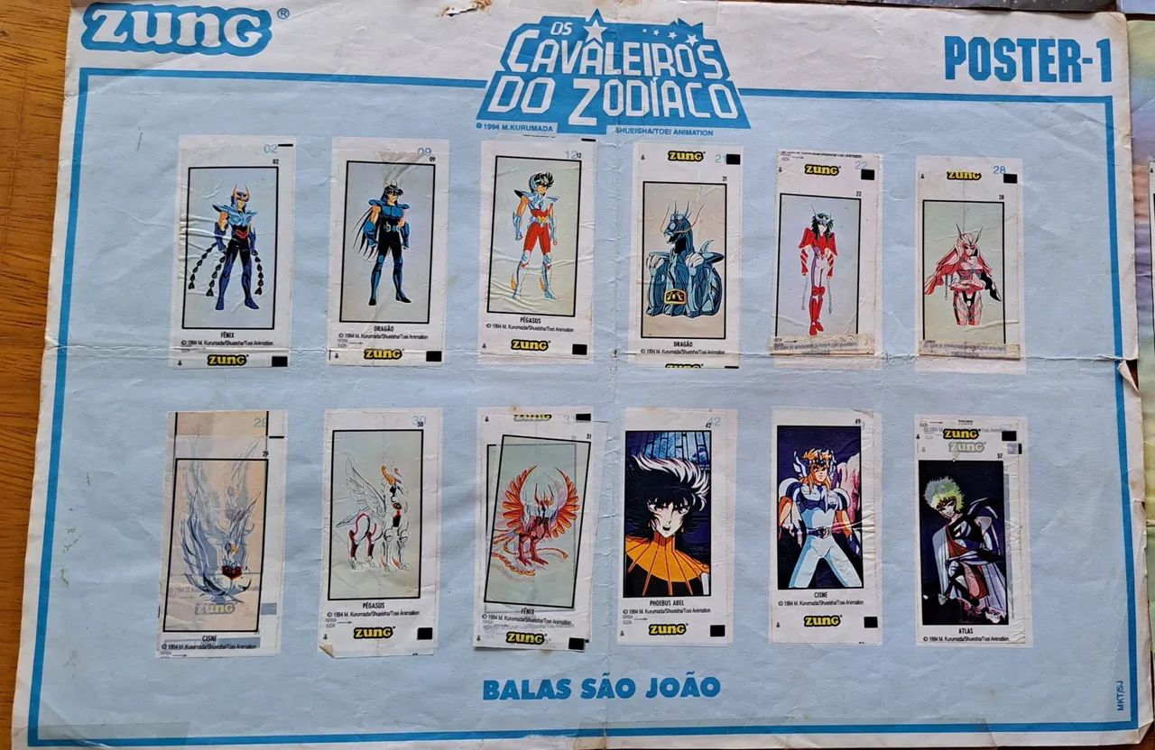 PÔSTERES COLEÇÃO COMPLETA CAVALEIROS DO ZODÍACO - Foto 5