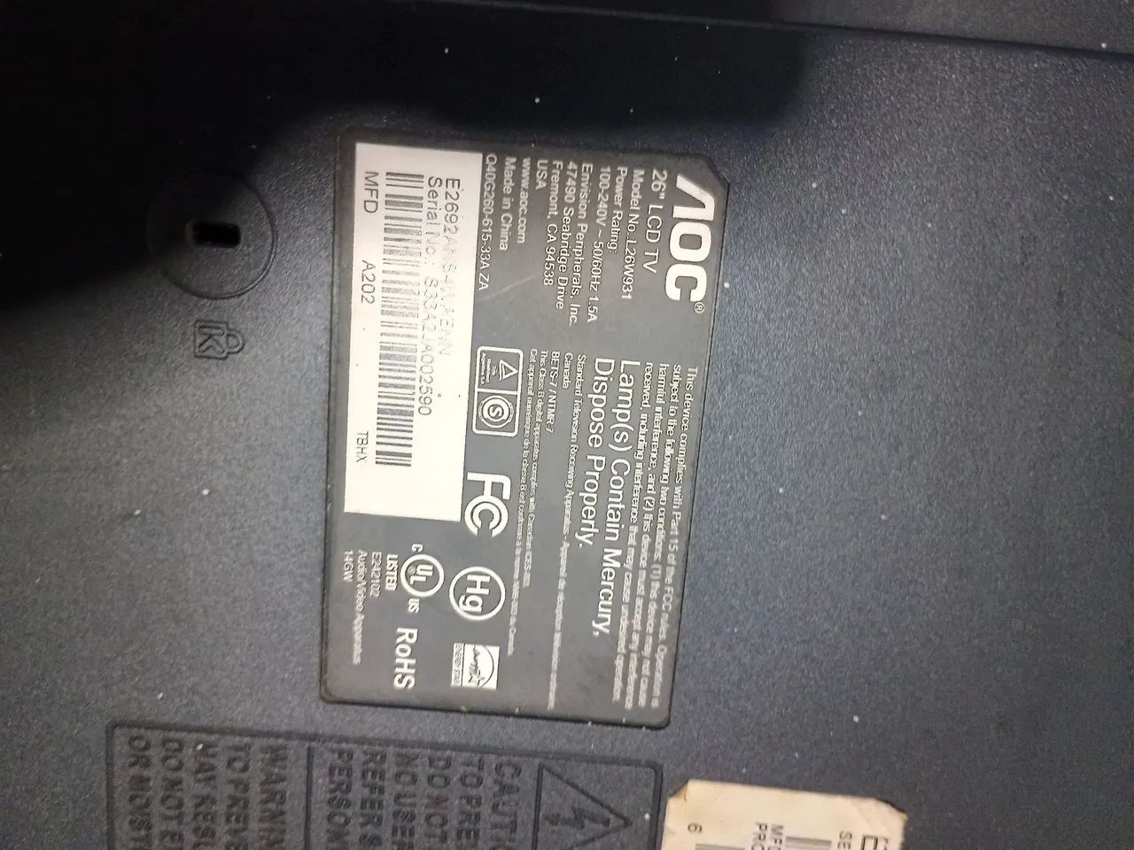 TV AOC 26" LCD - Foto 3