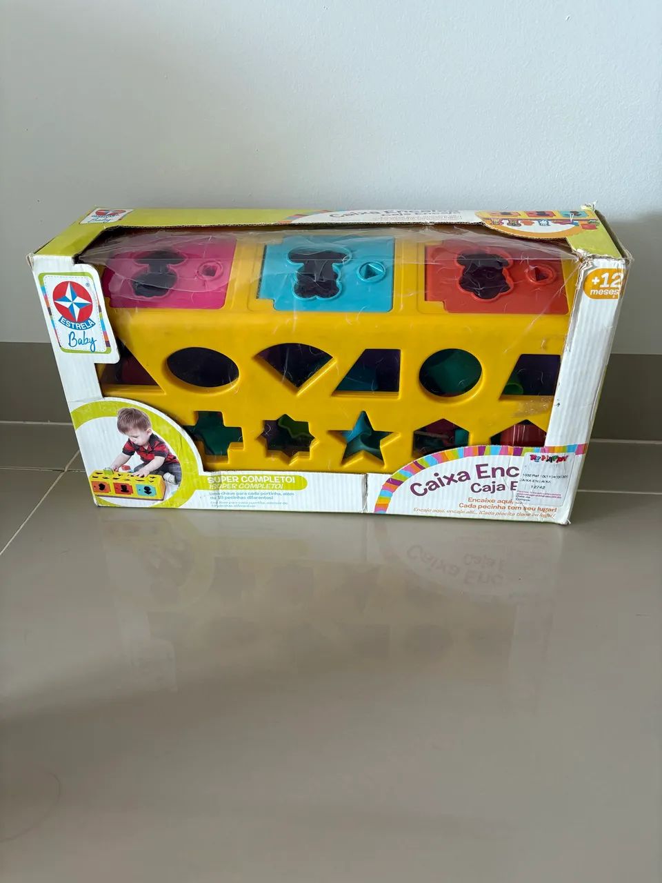 Brinquedo caixa encaixa da Estrela