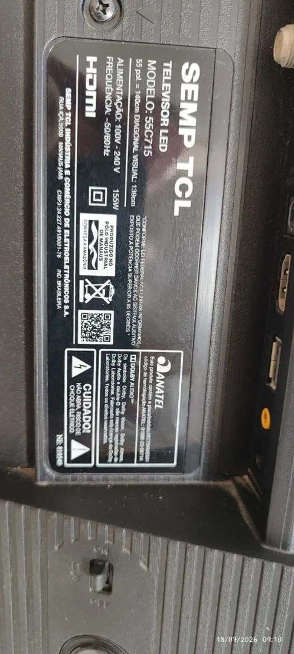 TV TCL 55 Polegadas - Foto 4