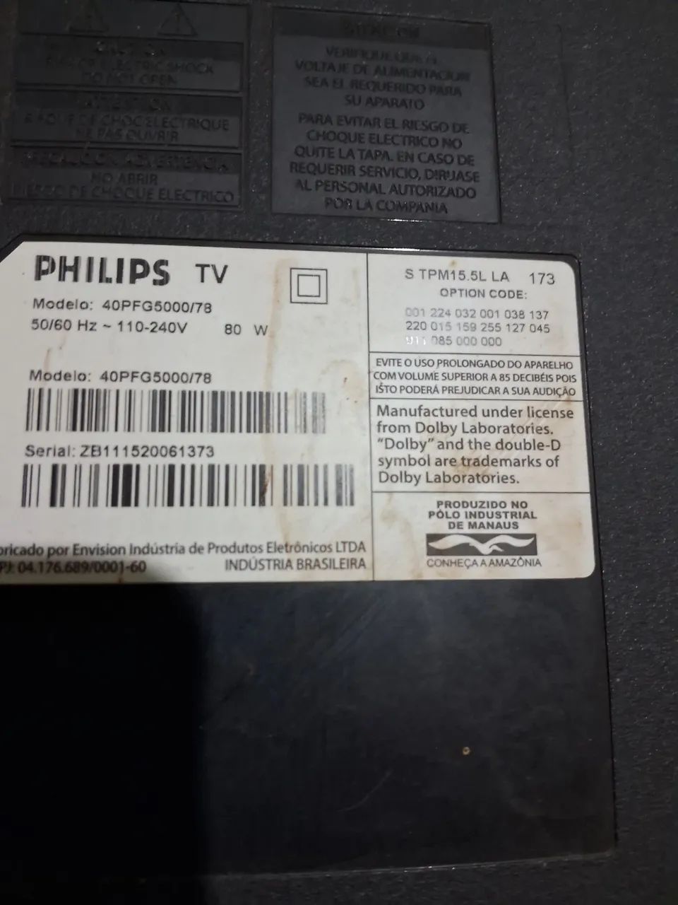 Tv Philips  com defeito não liga - Foto 2