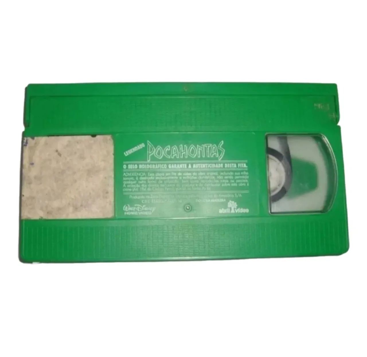 Vhs - pocahontas ( Legendado sem caixa ) Original 