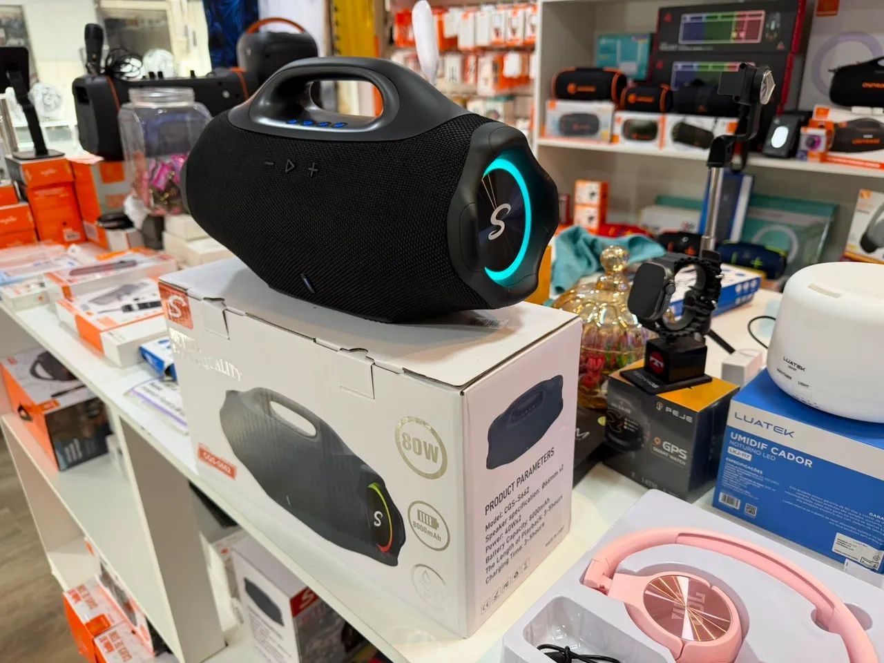 SOM BLUETOOTH PORTÁTIL 80W - Foto 4