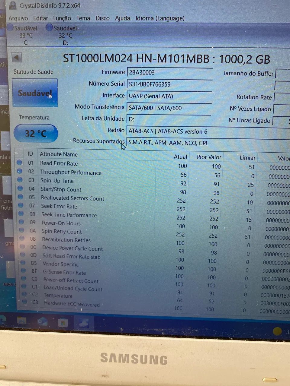 Hd 1 terabyte Samsung - Foto 2