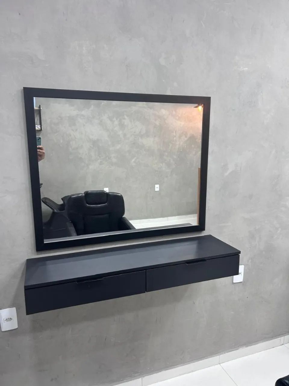 vendo bancada completa para salão ou barbearia  - Foto 2