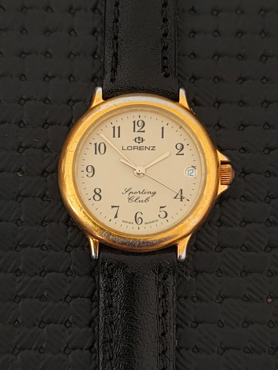 Relógio Lorenz Quartz Classic Vintage Suíço  ETA 955