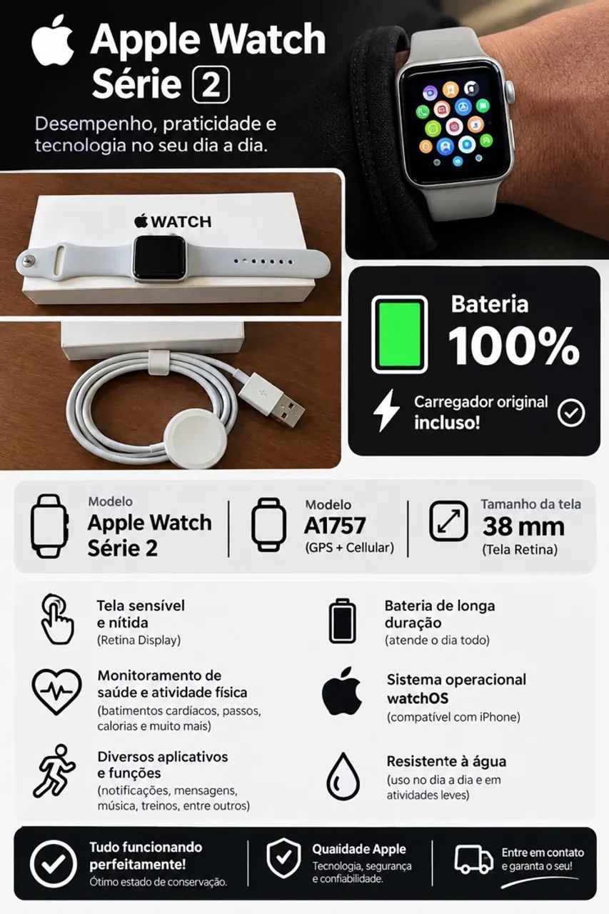 Vende-se App Watch série 2 
