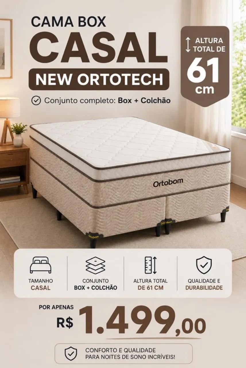 Conjunto colchão + box
