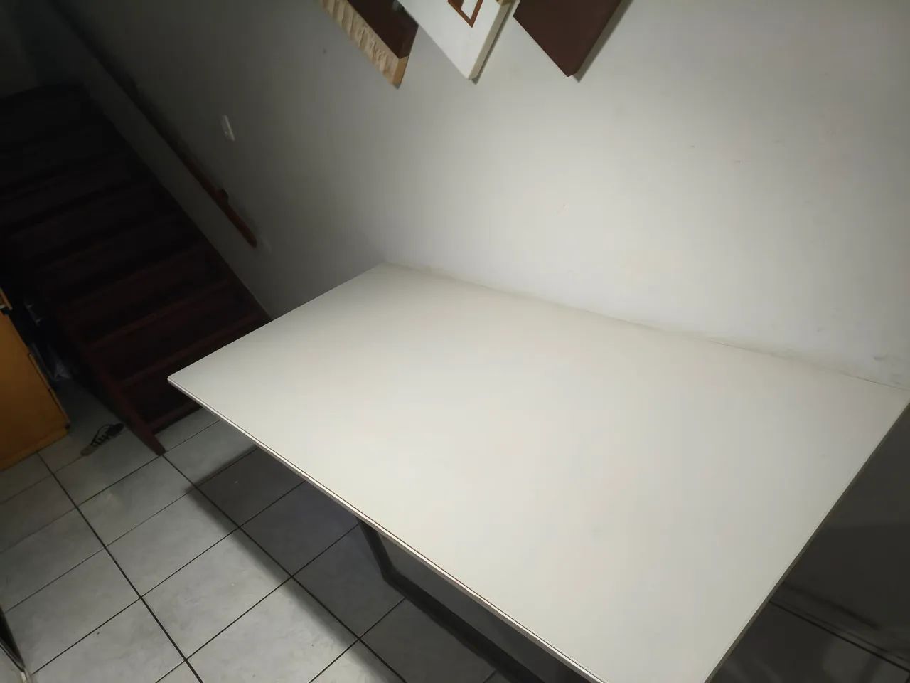 Mesa tampo de vidro