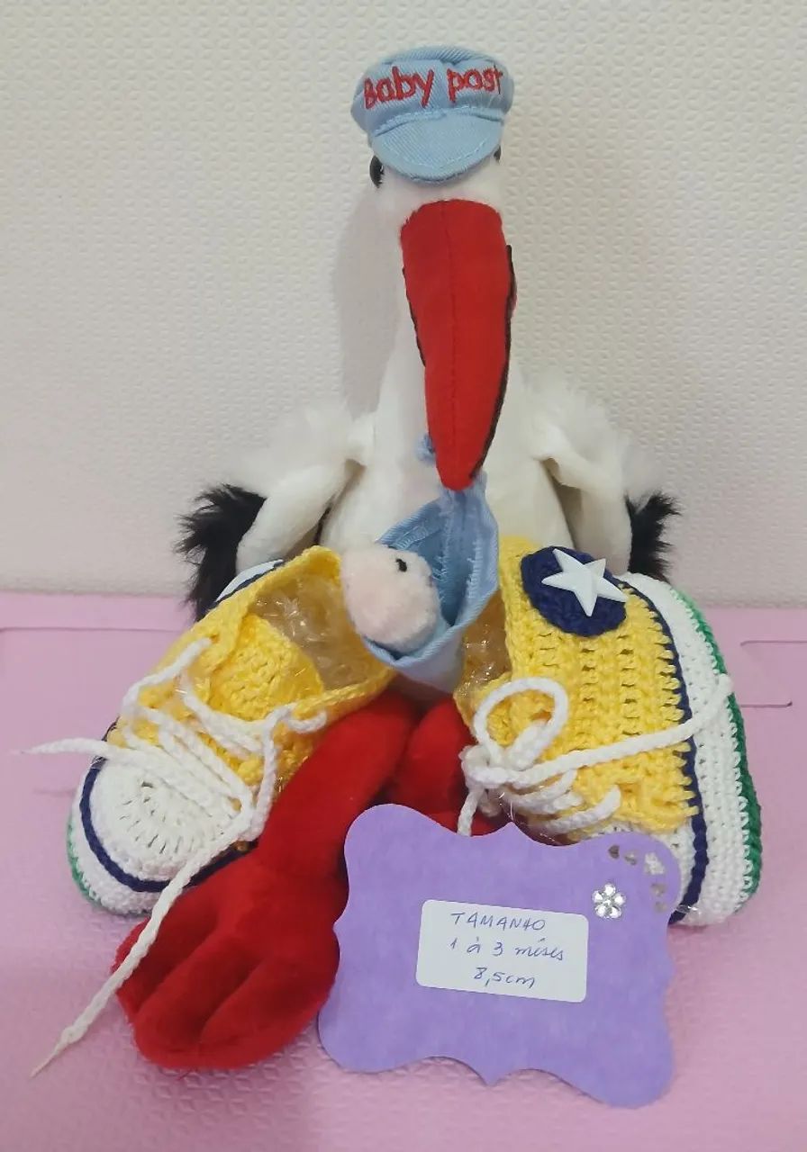 Sapatinho Croche Tipo Allstar - Foto 3