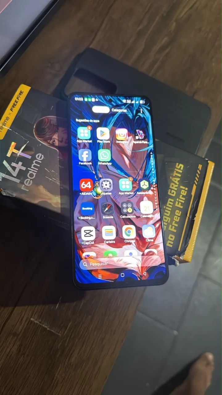 REALME 14T 5G 256G ZERADO (TROCAS COM VOLTA$) - Foto 4
