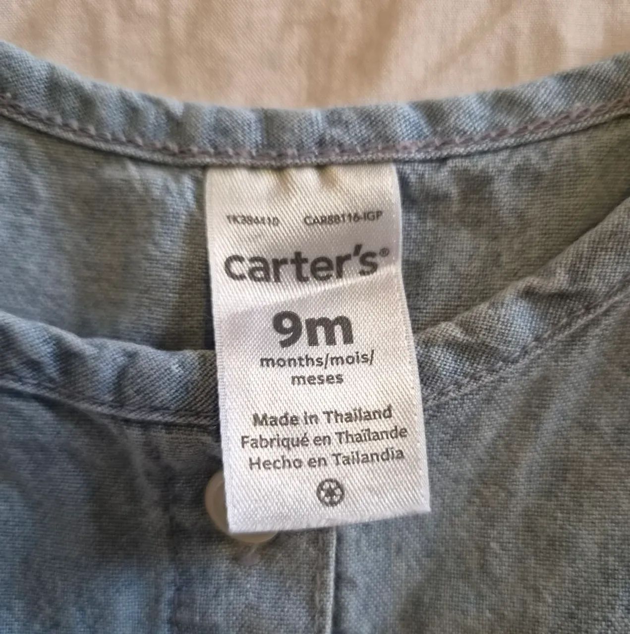 Vestido/bata Carter's 9M - Foto 2