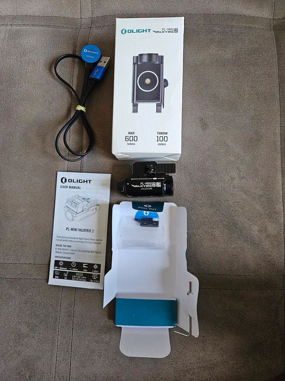 Lanterna Olight PL-Mini 2 Valkyrie 600 lúmens - Foto 4