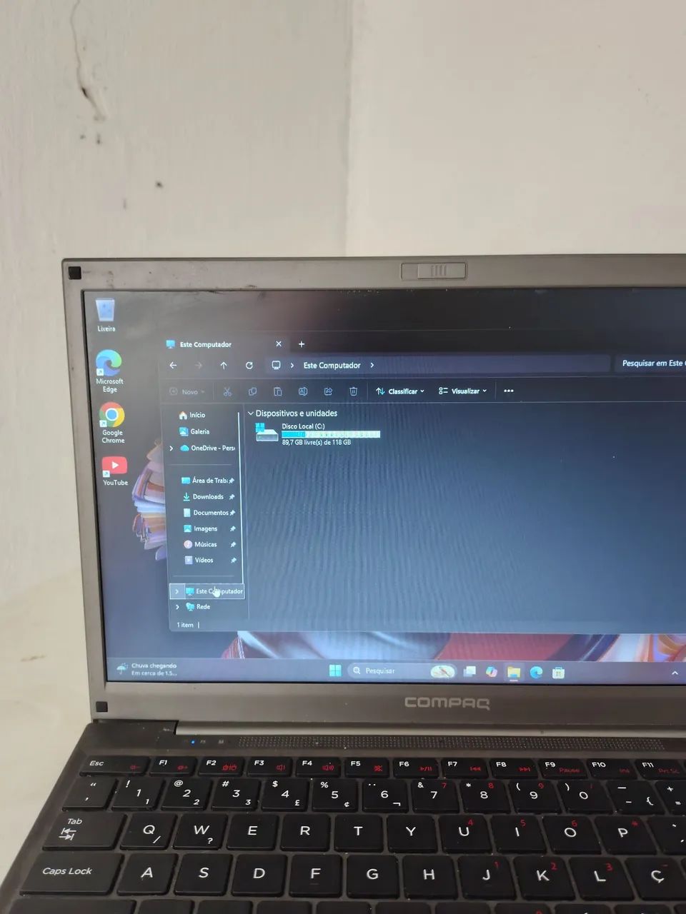 Notebook compacto 4 GB e 128 de armazenamento pode expandir - Foto 5