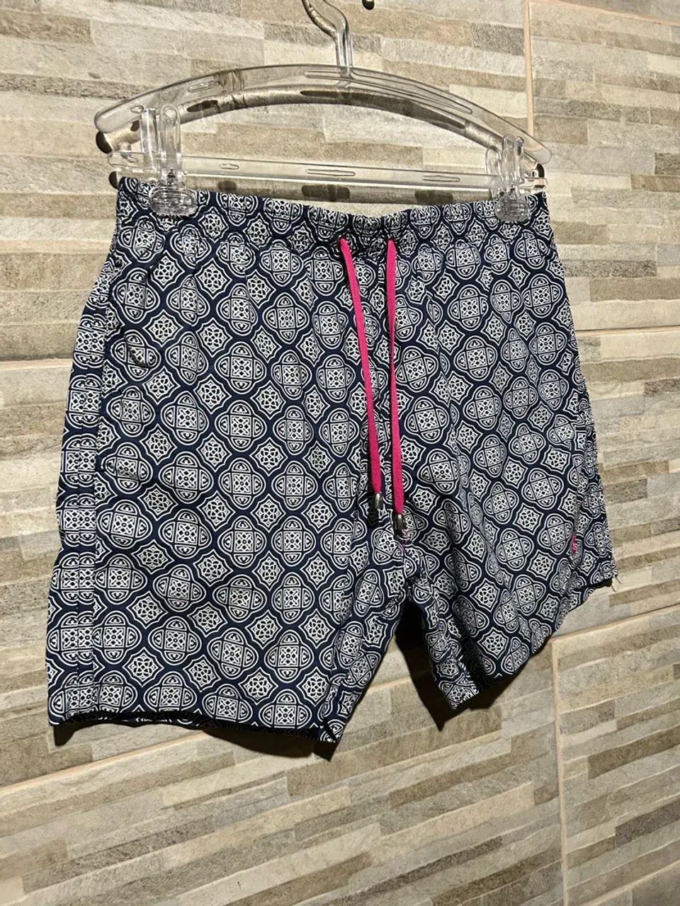 Short moda praia azul Pink g - Foto 3