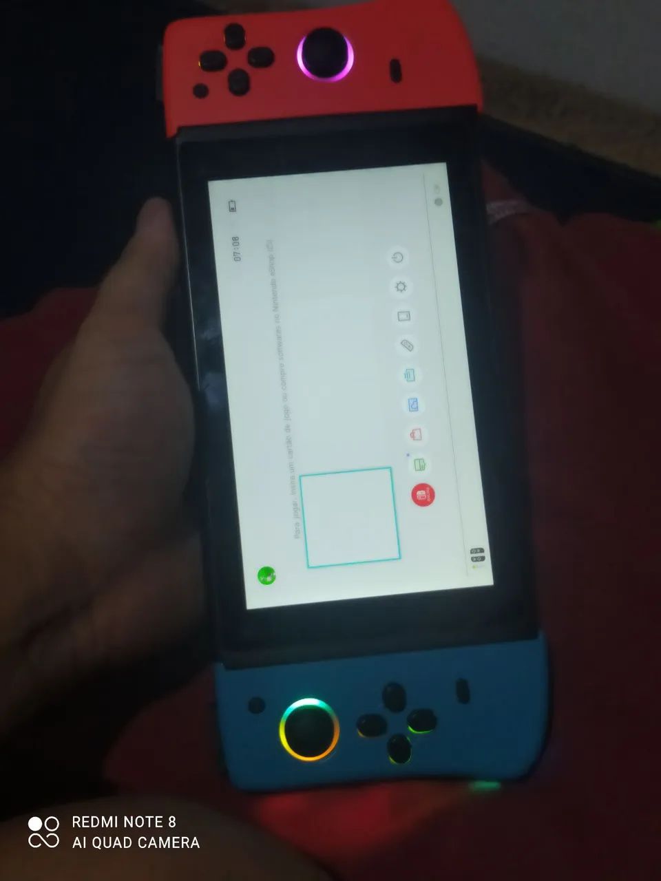 Nintendo Switch V2 (só console e controle)  - Foto 2