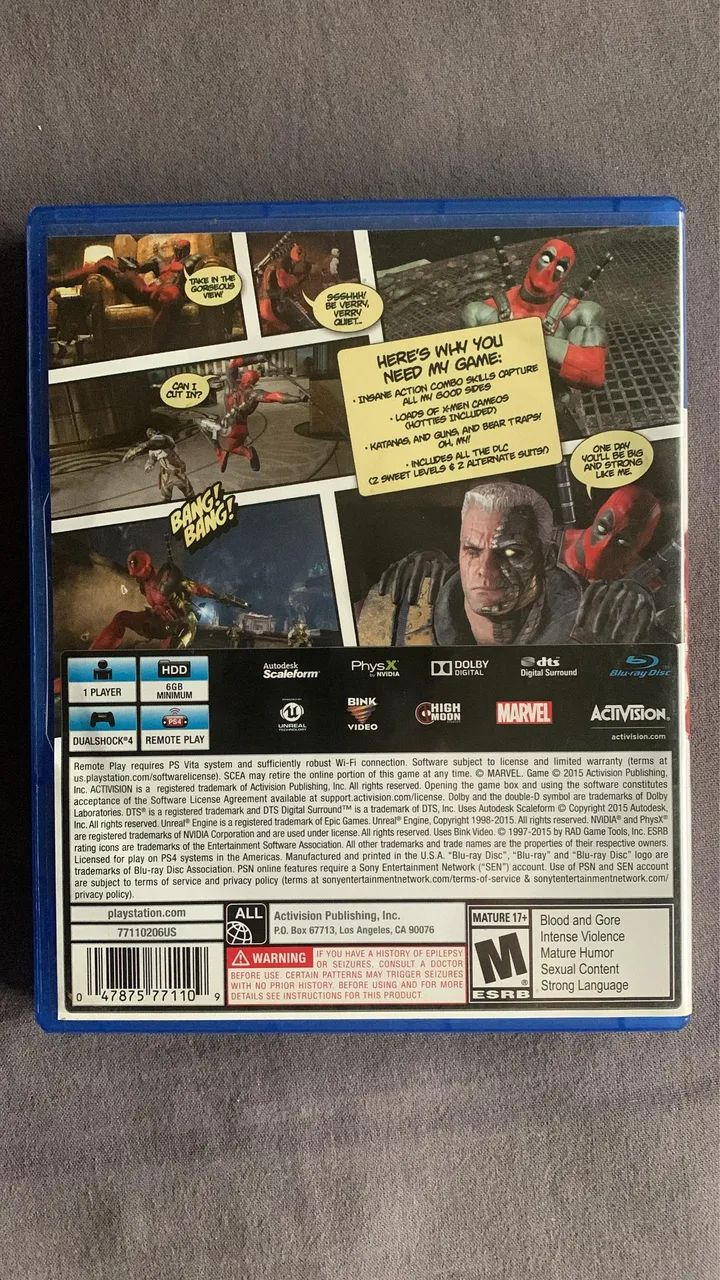 Jogo RARO - Deadpool Jogo PS4  - Foto 3