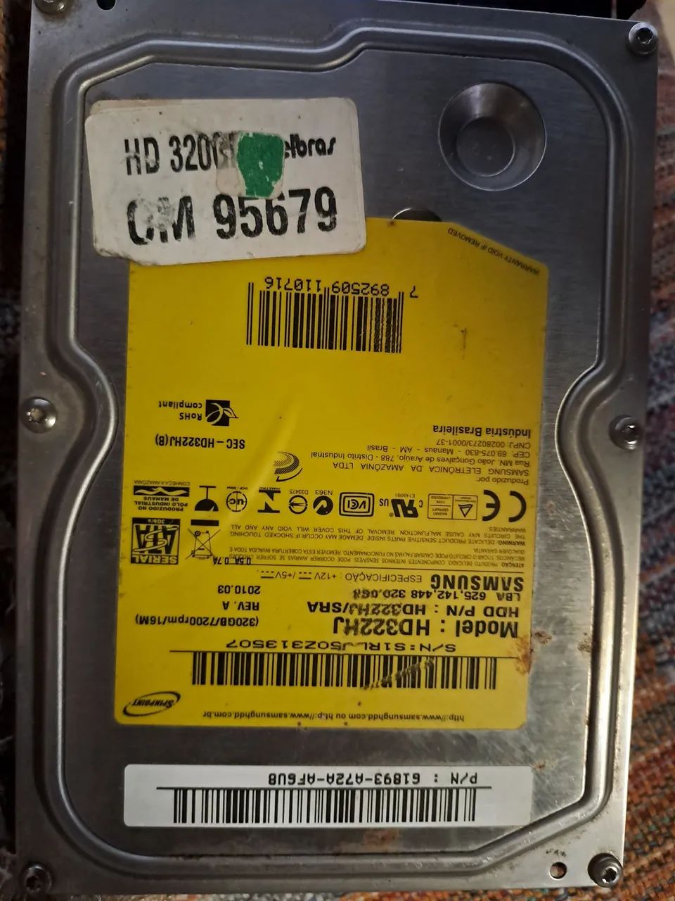 HD 320gb PC