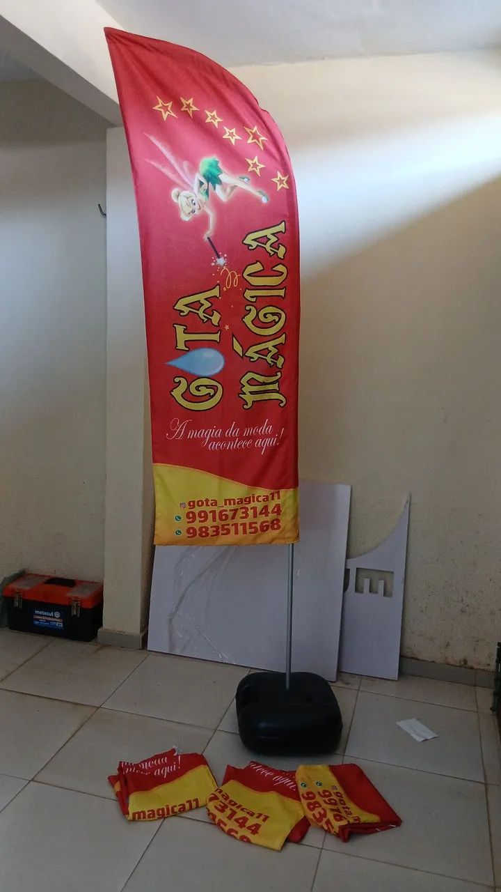 Wind banner profissional! Para promoção,divugação e aumento das vendas ! - Foto 3