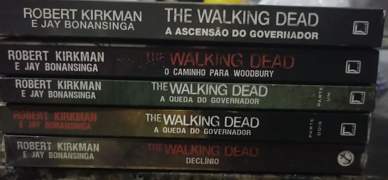 Livros the walking dead<br>