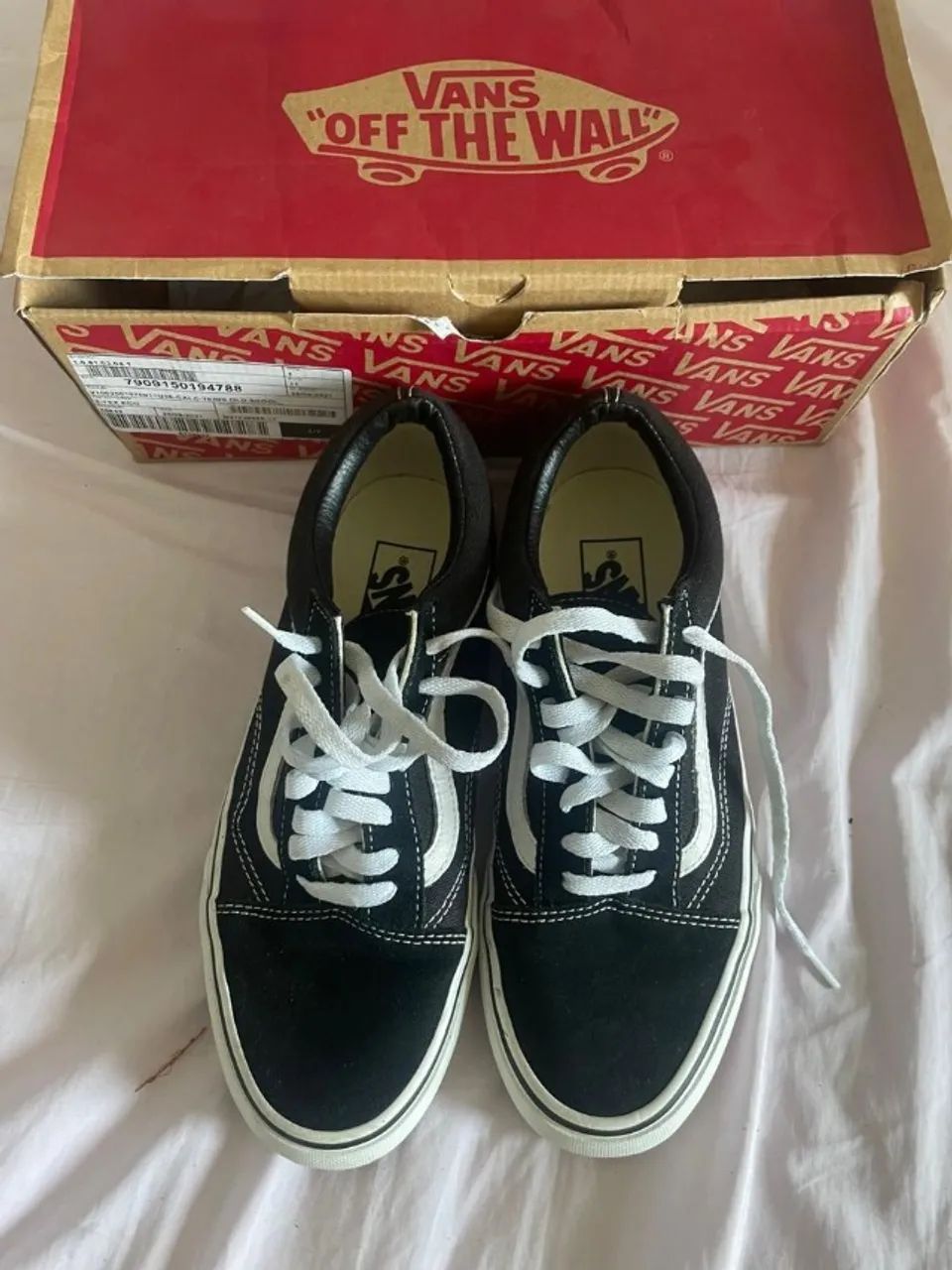 tênis vans old skool preto 38