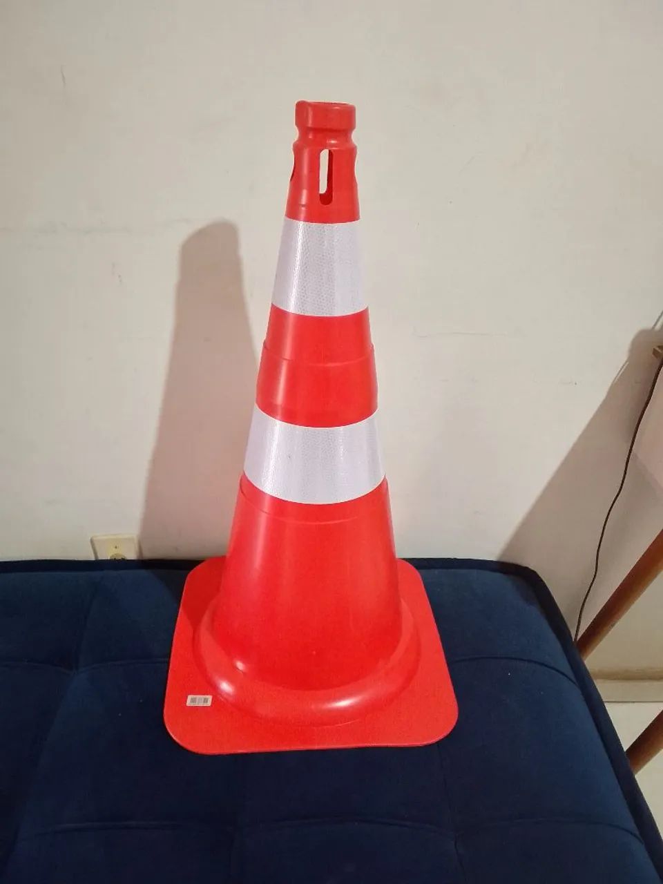 Cone de trânsito modelo grande flexível  - Foto 2