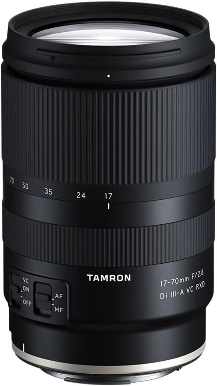 Tamron Lente zoom padrão 17-70 mm F/2.8 Di III-A VC RXD PARA CANON