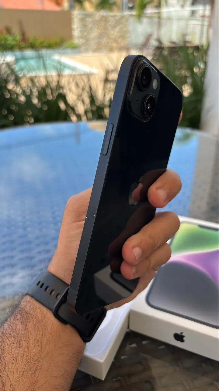 iPhone 14 Plus (128GB) - IMPERDÍVEL E COMPLETO (caixa, nota fiscal e brindes) - Foto 3
