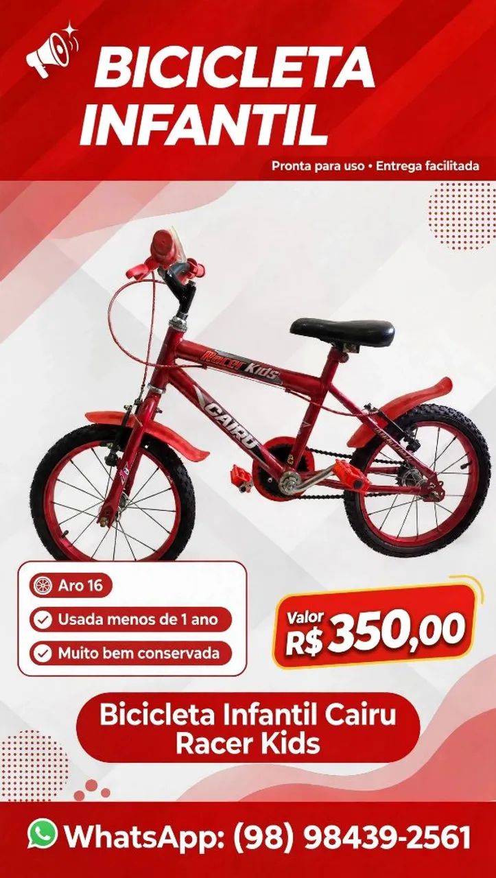 Bicicleta infantil 